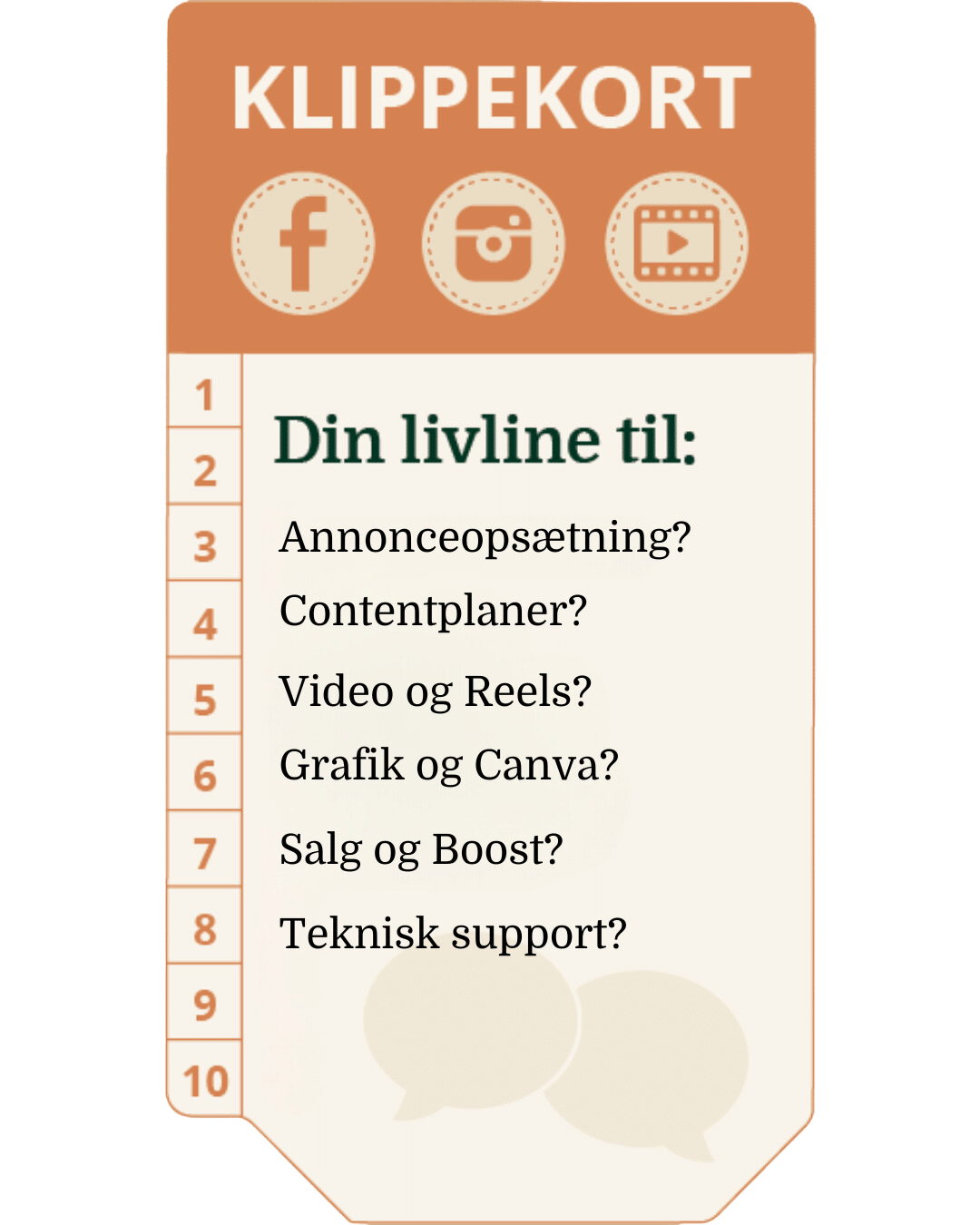 klippekort, www.denskaevevinkel.dk, fessorhjælp,